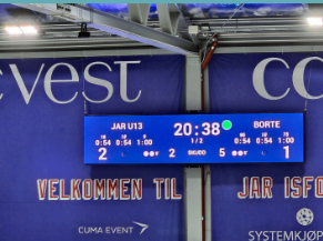 Resultattavle i Jar Isforum